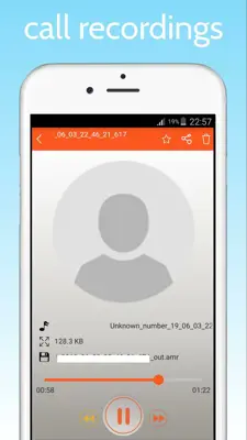 All Call Recorder Lite android App screenshot 1