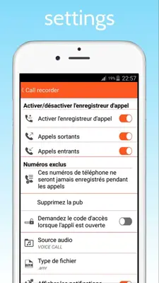 All Call Recorder Lite android App screenshot 2